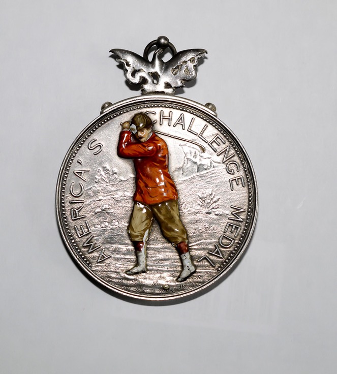 Médaille du Jubilé AMERICA'S CHALLENGE en 1887 - recto