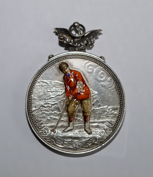 Médaille du Jubilé AMERICA'S CHALLENGE en 1887 - verso
